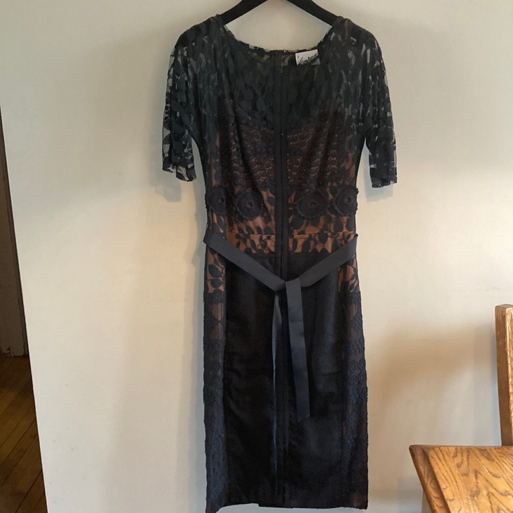 Byron Lars Anthropologie Carissa dress black size 6